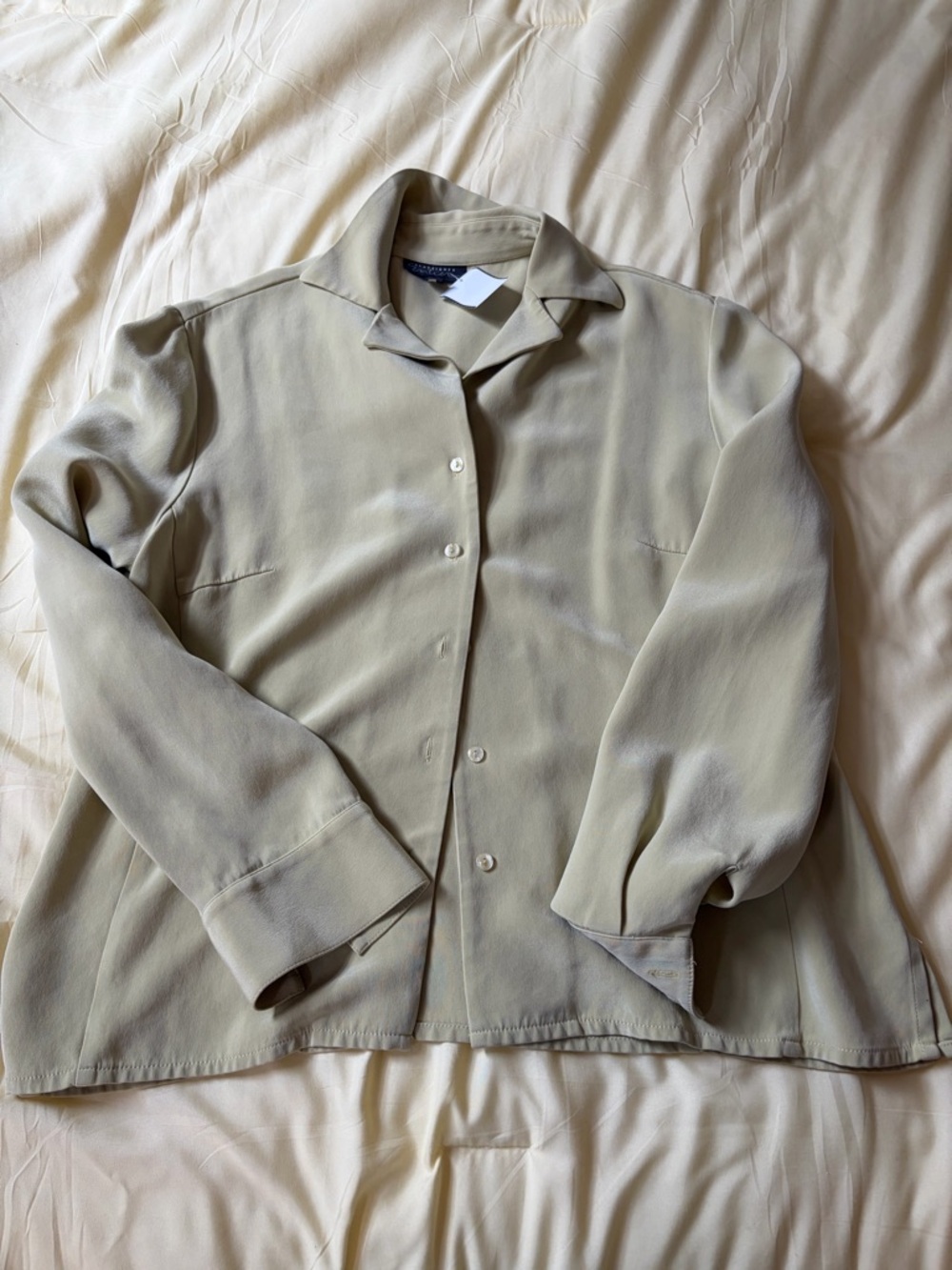 Classiques Entier Light Green Collared Blouse with Tag